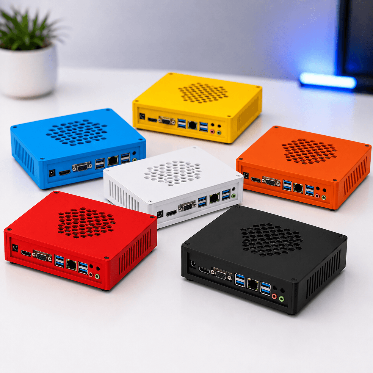 Mini PC H110 — 6 màu sắc lựa chọn