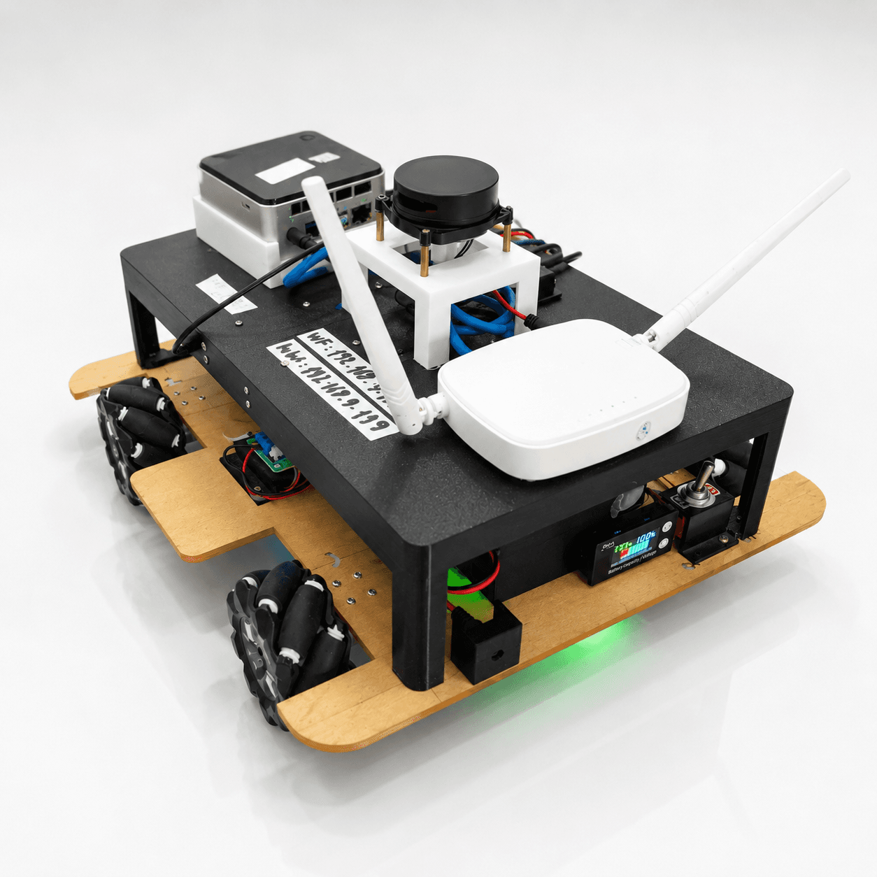 Atlas C1 — Robot Mecanum 2 máy tính, SLAM & Nav2 trên ROS2 Humble