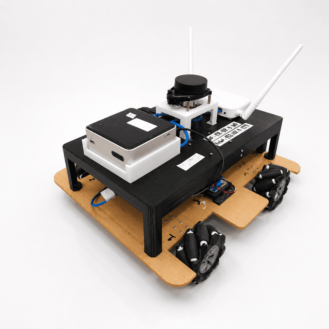 Atlas C1 — Robot Mecanum 2 máy tính, SLAM & Nav2 trên ROS2 Humble