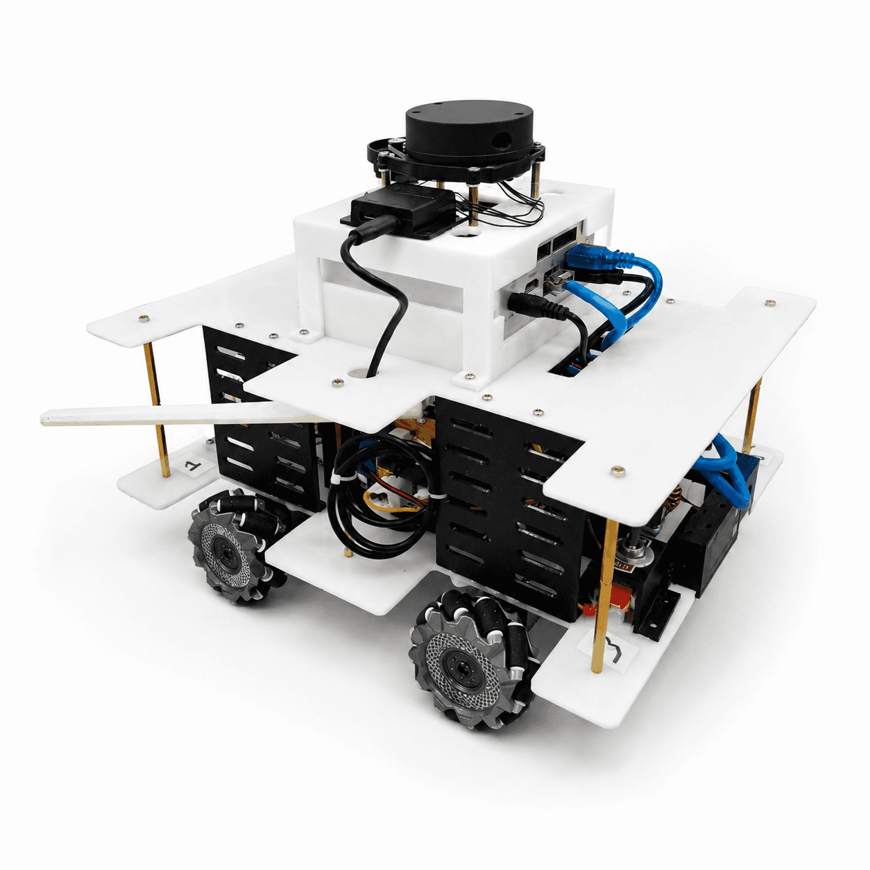Atlas C1 — Robot Mecanum 2 máy tính, SLAM & Nav2 trên ROS2 Humble — Version 2
