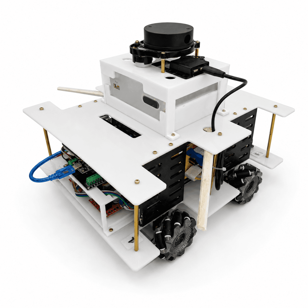 Atlas C1 — Robot Mecanum 2 máy tính, SLAM & Nav2 trên ROS2 Humble — Version 2