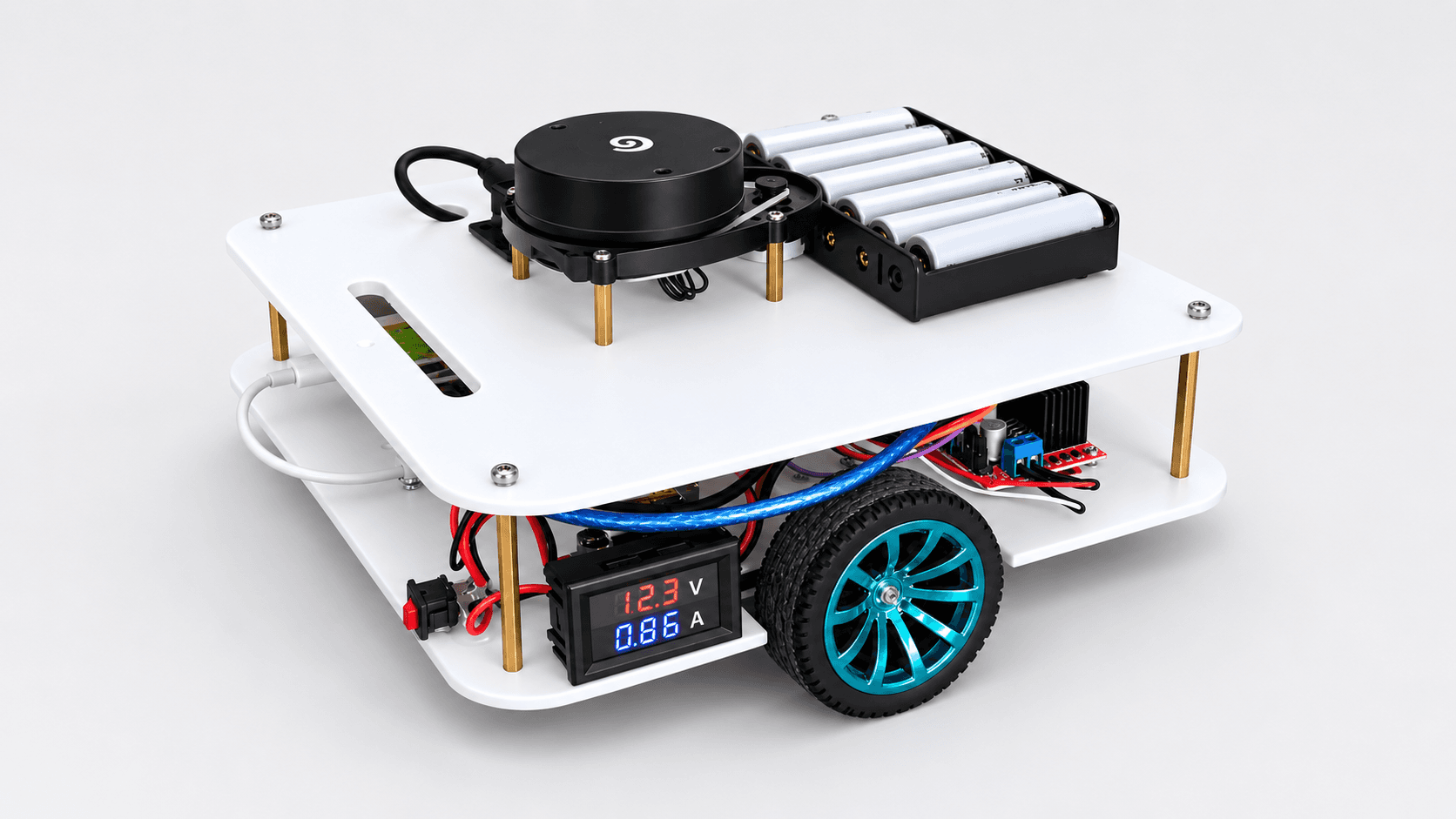 Diff Robot — Robot vi sai lập bản đồ & điều hướng ROS2