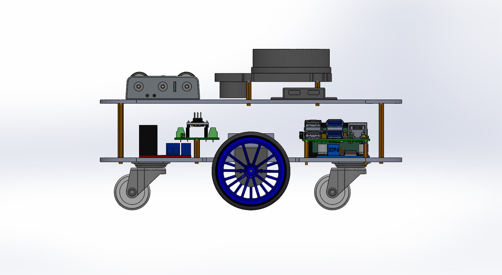 Diff Robot — Robot vi sai lập bản đồ & điều hướng ROS2