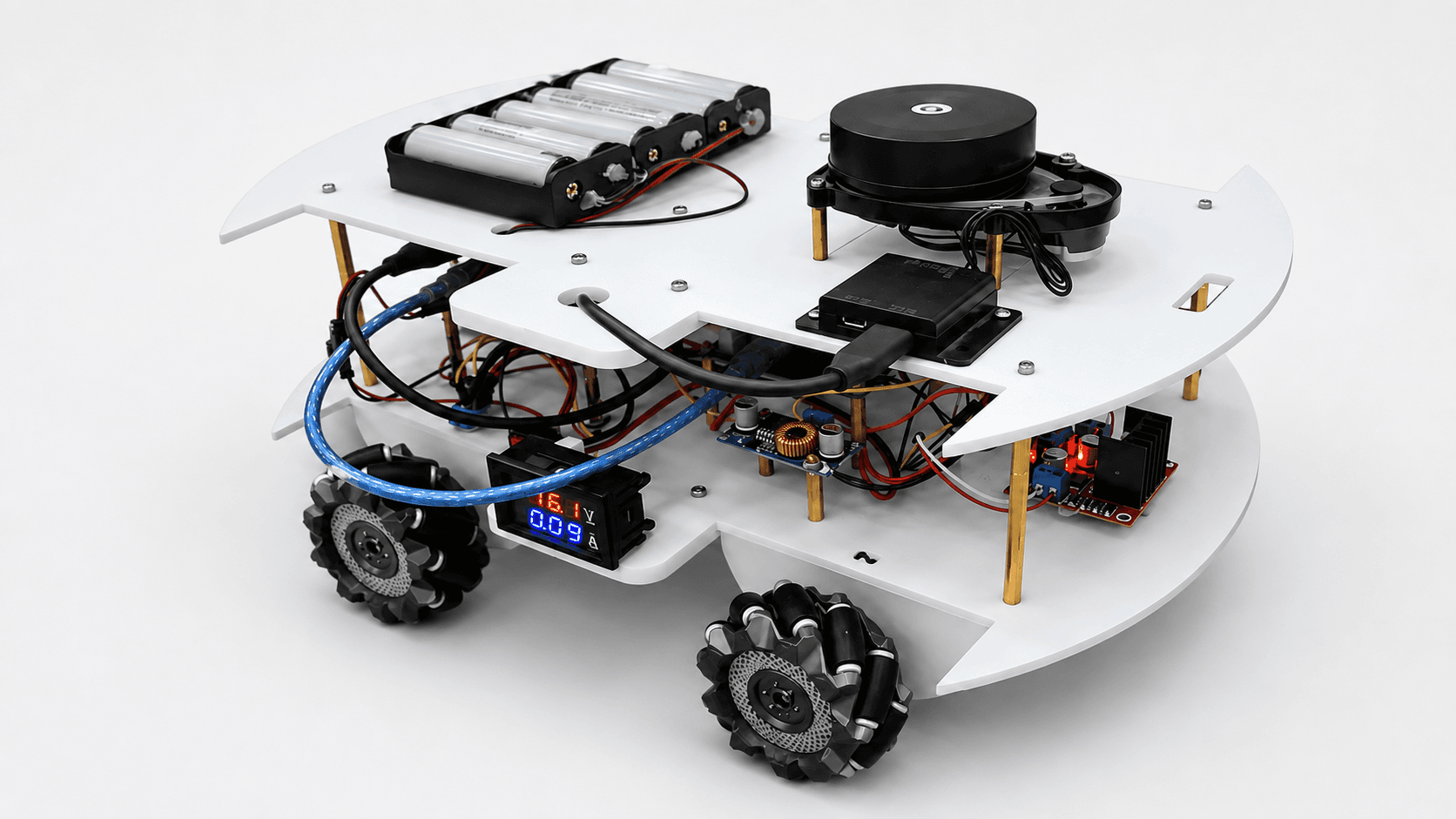Robot Mecanum tự hành (Autonomous Mecanum-Wheel Robot)